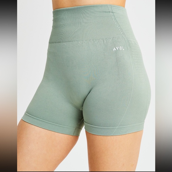AYBL balance v2 seamless shorts olive green - Picture 8 of 10
